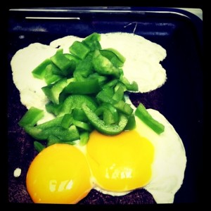 nutritional recipes include green pepper eggs